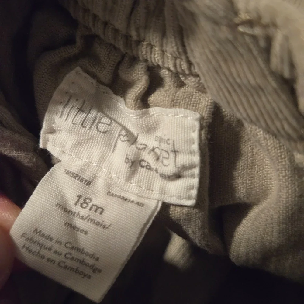 Little Planet by Carter's Baby Size‎ 18 Months Olive Branch Corduroy Skirtall